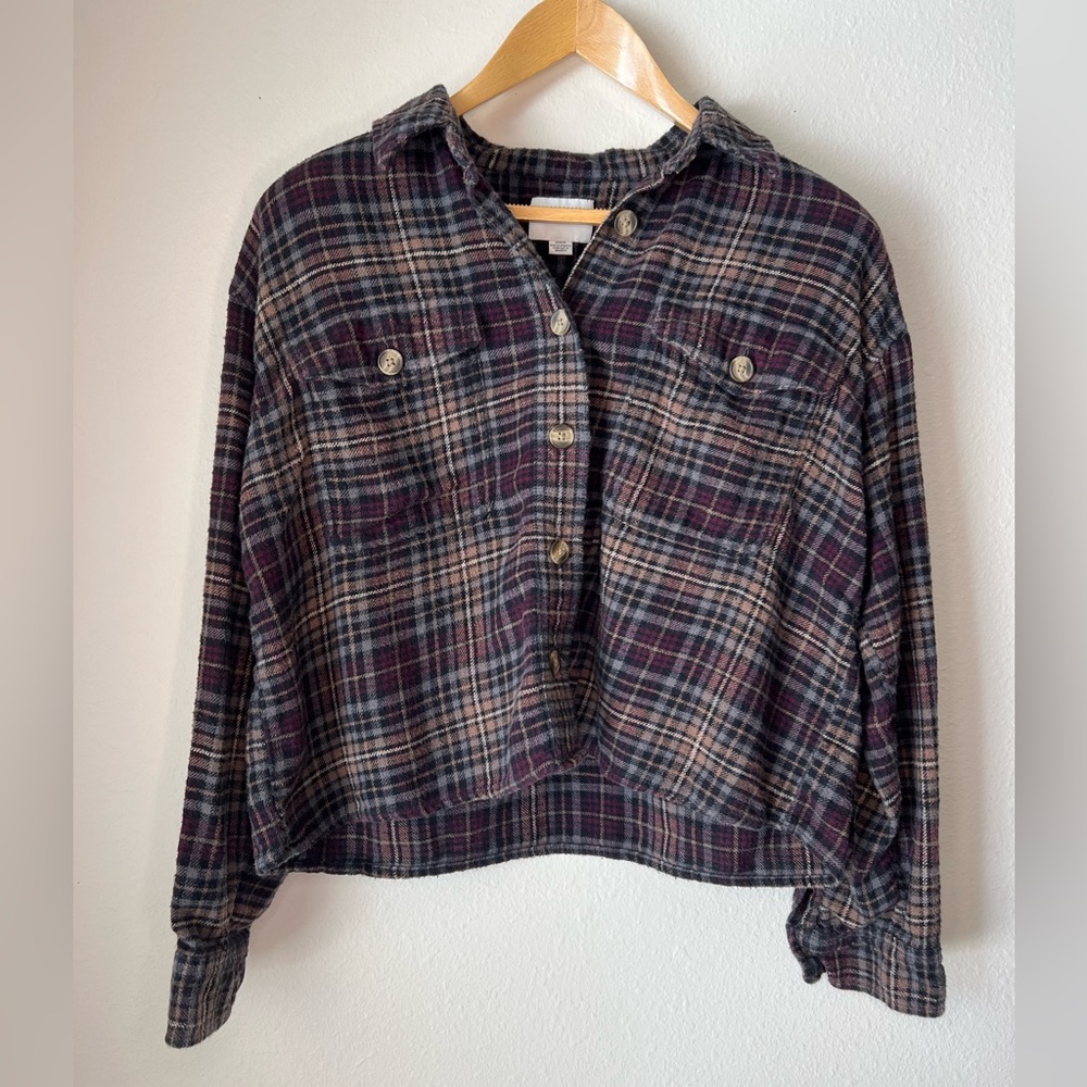 American Eagle Plaid Flannel size M